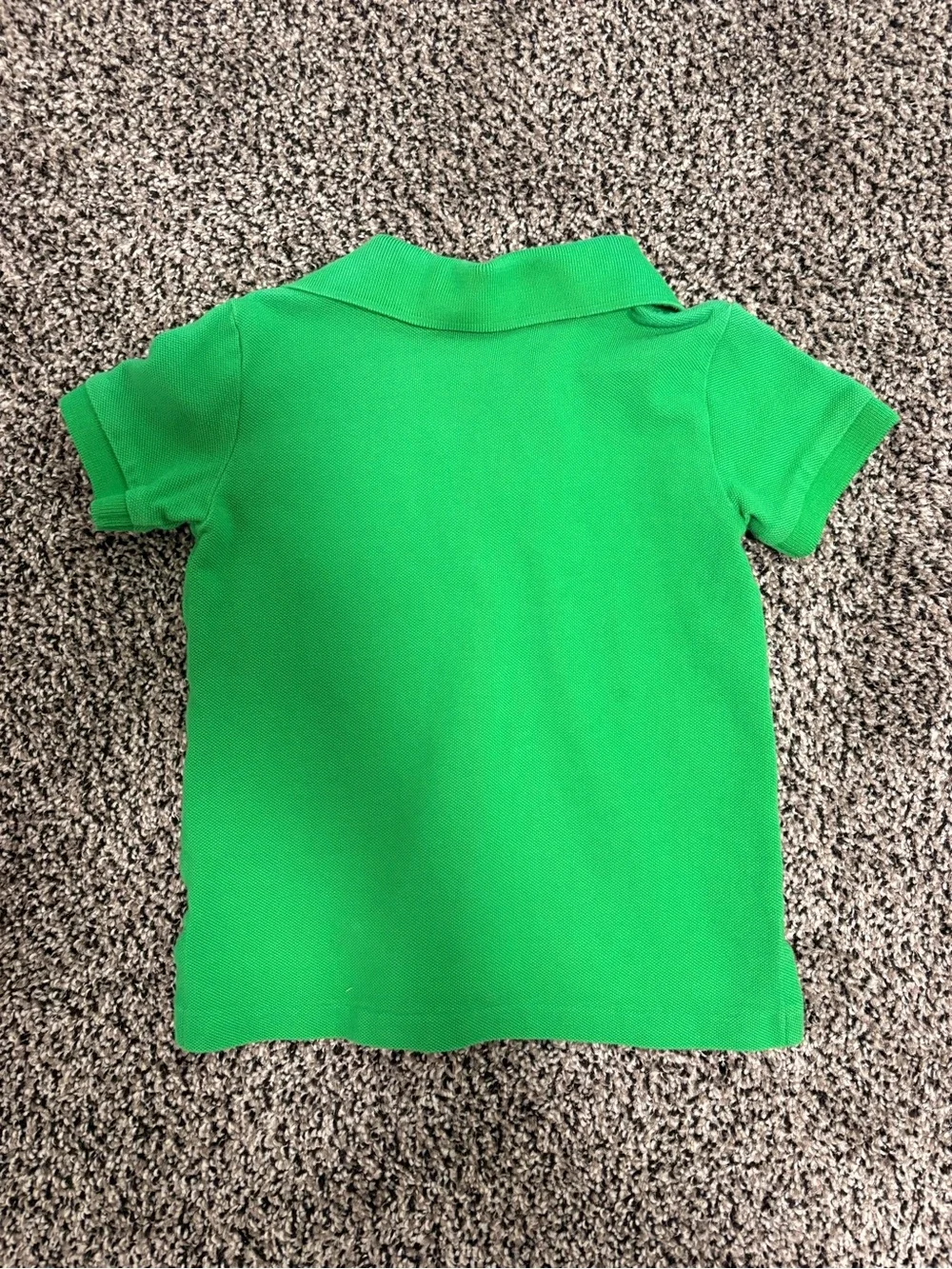 Ralph Lauren Bright Green Kids Polo with Navy Ball Cap